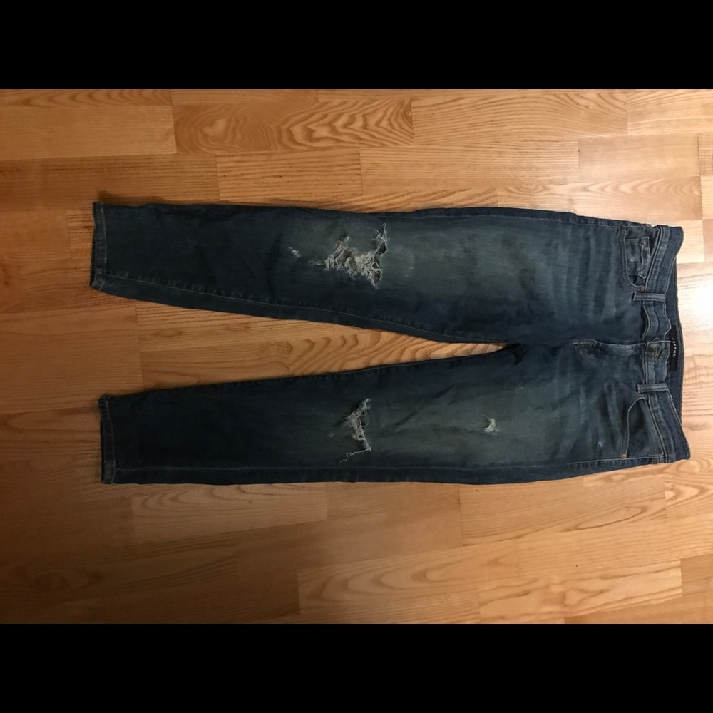 J brand holed skinny jeans